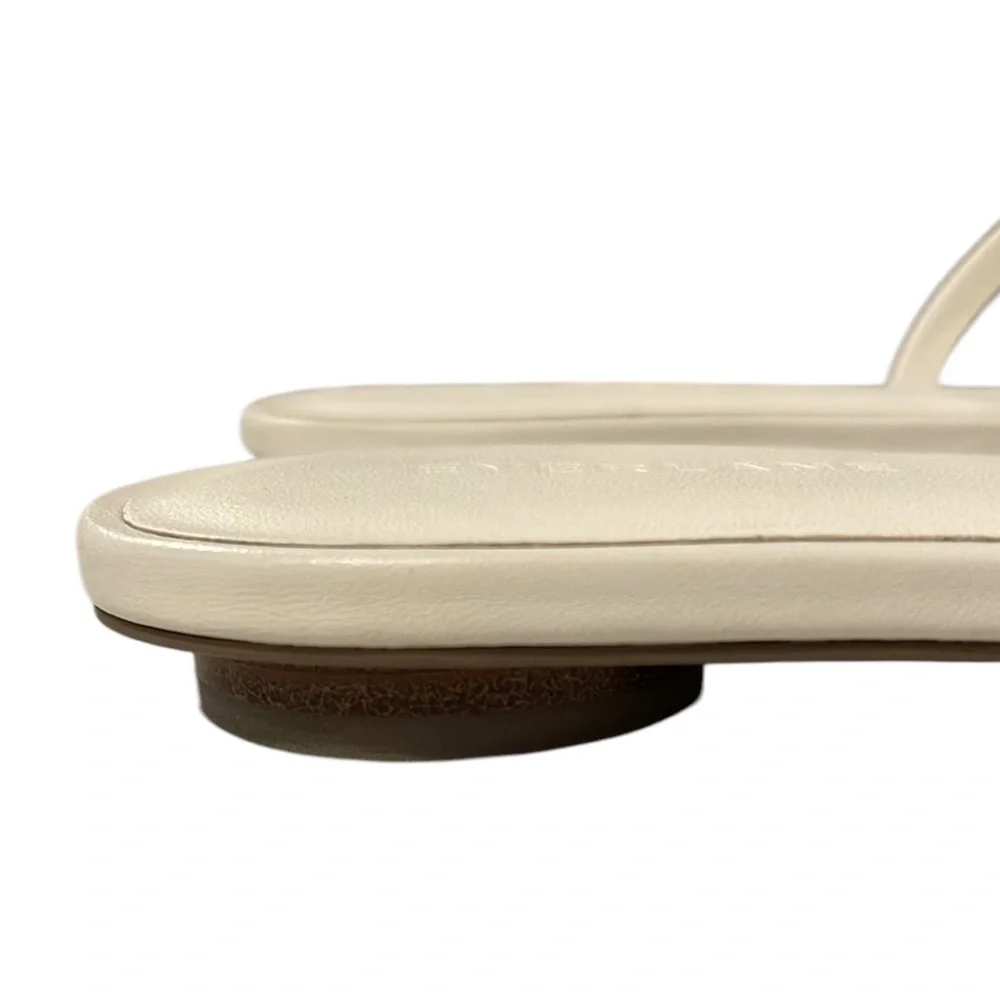 EVERLANE The Double Strap Slip-On Edgy Leather Boho Sandal 10.5 - Picture 9 of 15